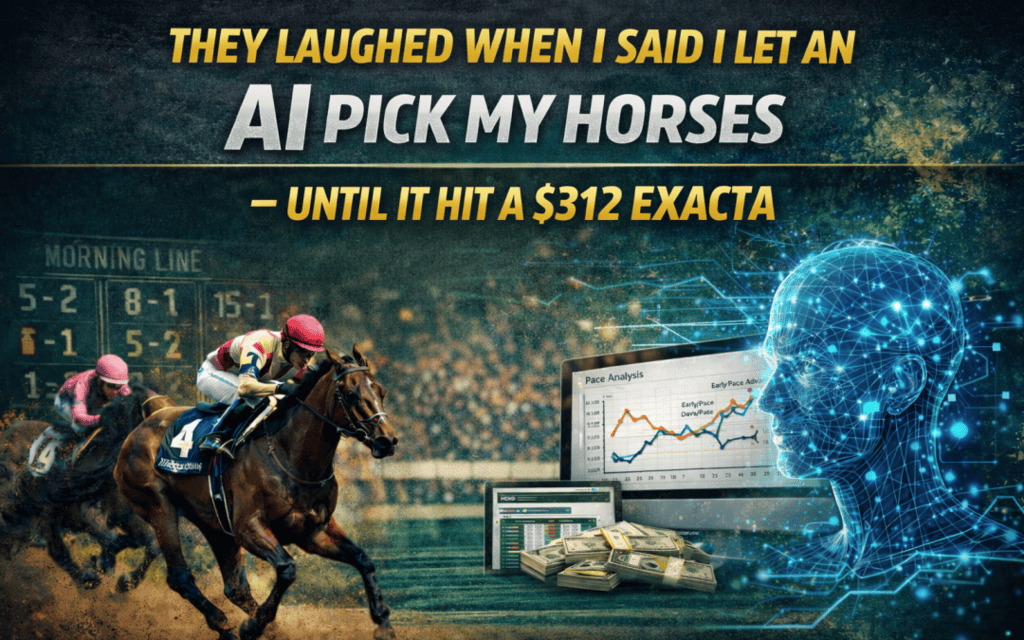 They Laughed When I Said I Let an AI Pick My Horses — Until It Hit a $312 Exacta