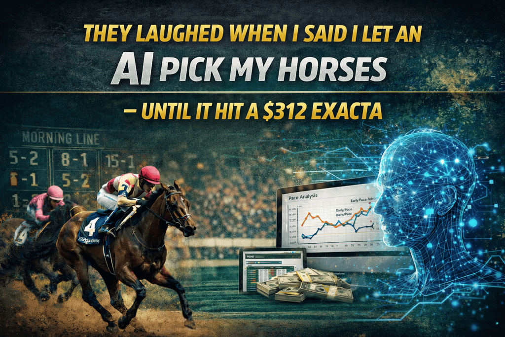 They Laughed When I Said I Let an AI Pick My Horses — Until It Hit a $312 Exacta