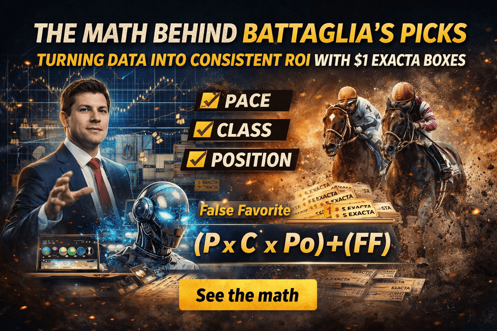 The Math Behind Battaglia’s Picks: Turning Data into Consistent ROI with $1 Exacta Boxes
