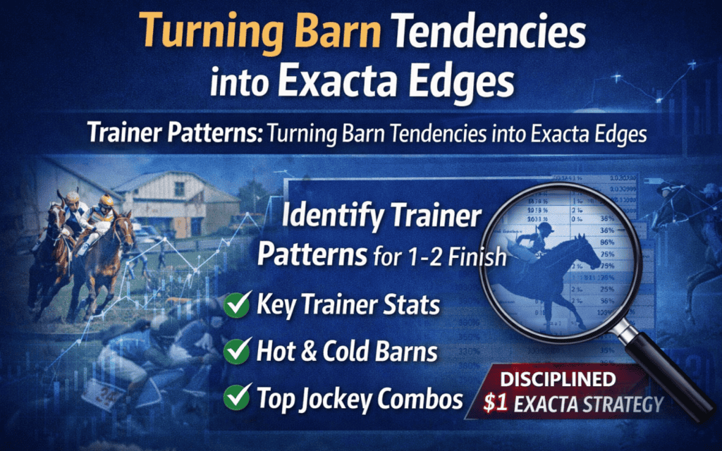 Trainer Patterns: Turning Barn Tendencies into Exacta Edges
